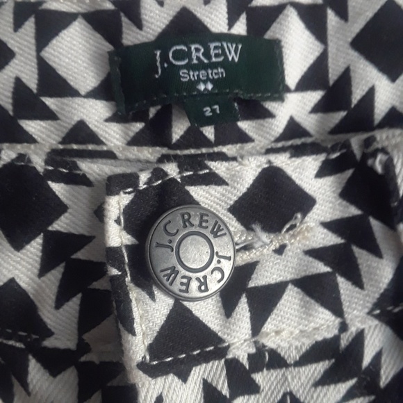 J Crew Geometric Print Strech Skinny - Picture 3 of 5